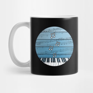 Jazz Pianist Music Notation Piano Teacher Musician Mug